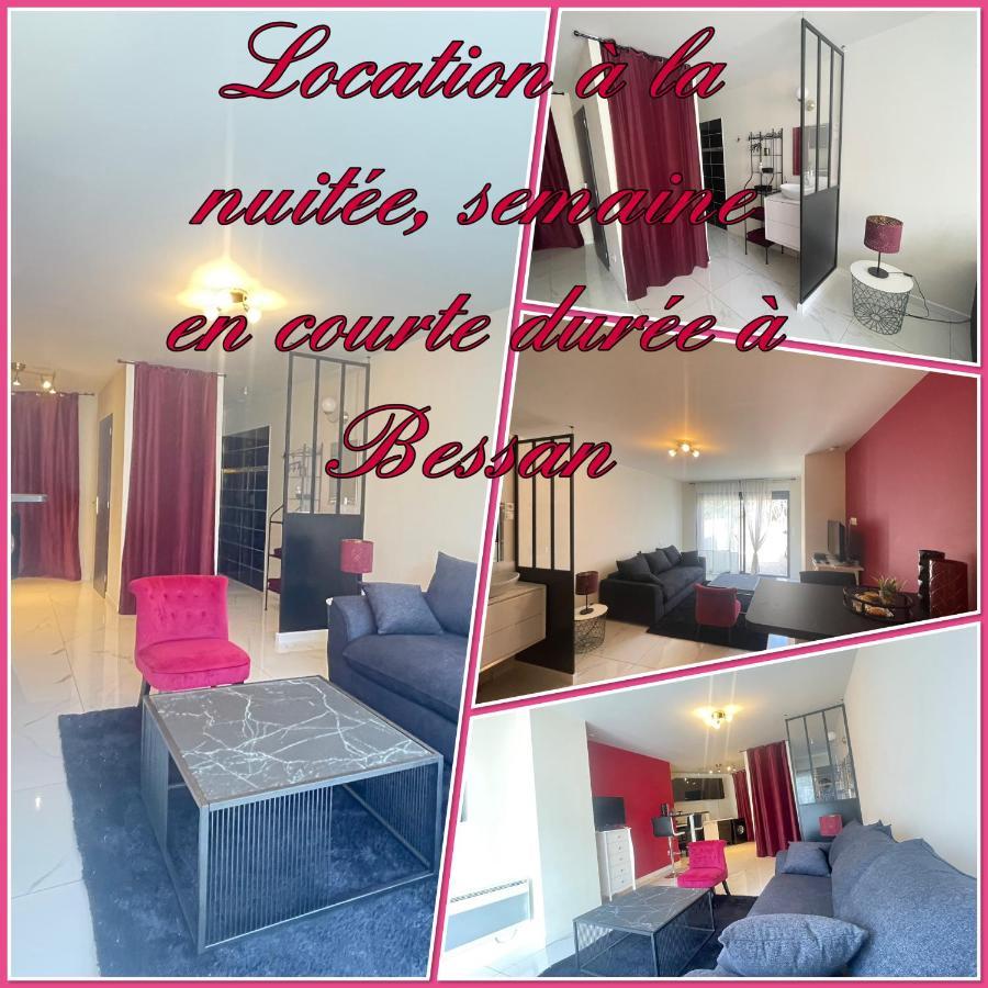 Studio Barok Proche Autoroute, Plages Et Attractions, Wifi - Tv, Calme Bessan Εξωτερικό φωτογραφία